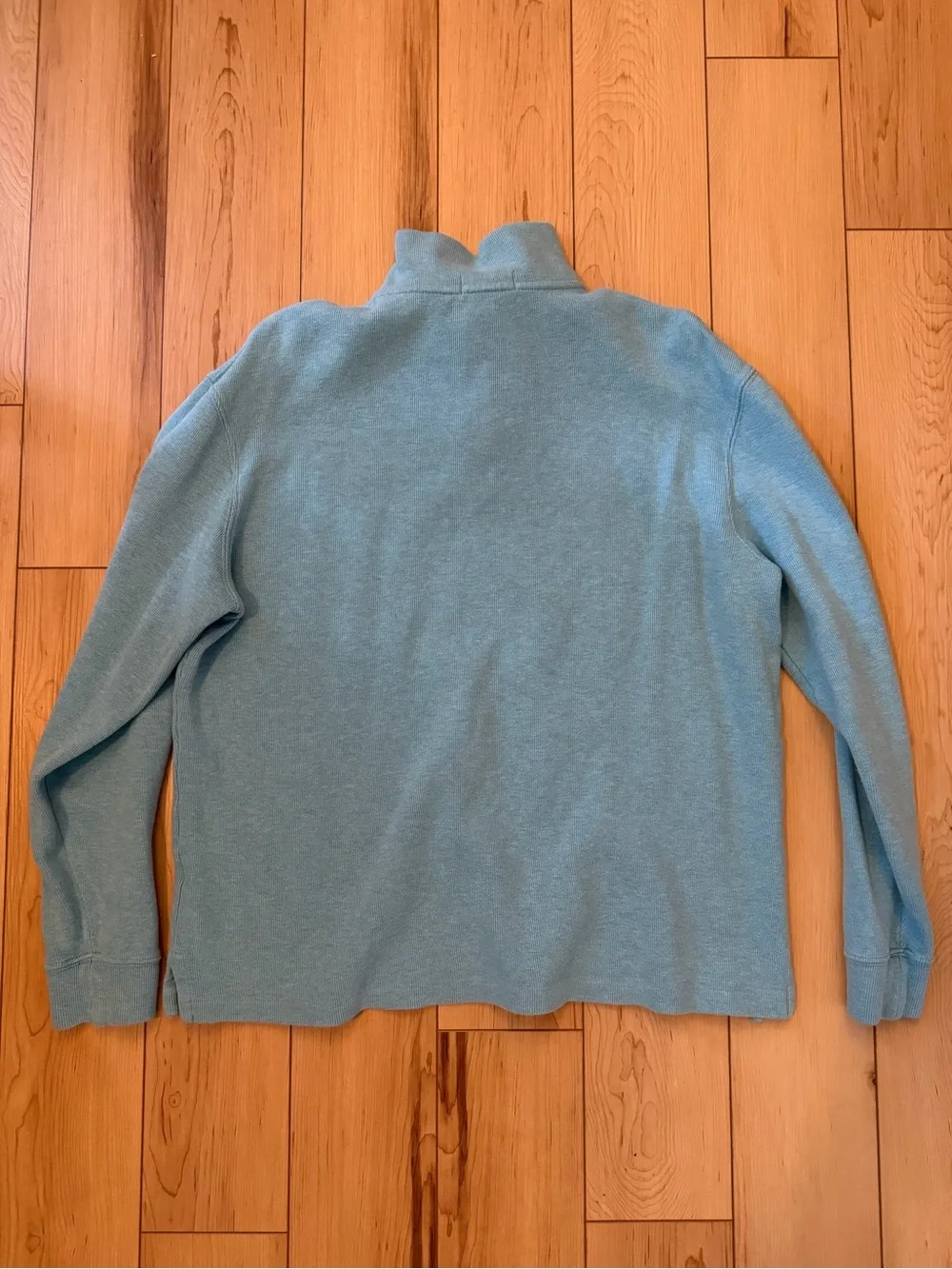 Ralph Lauren Men's Light Blue Half-Zip Sweater